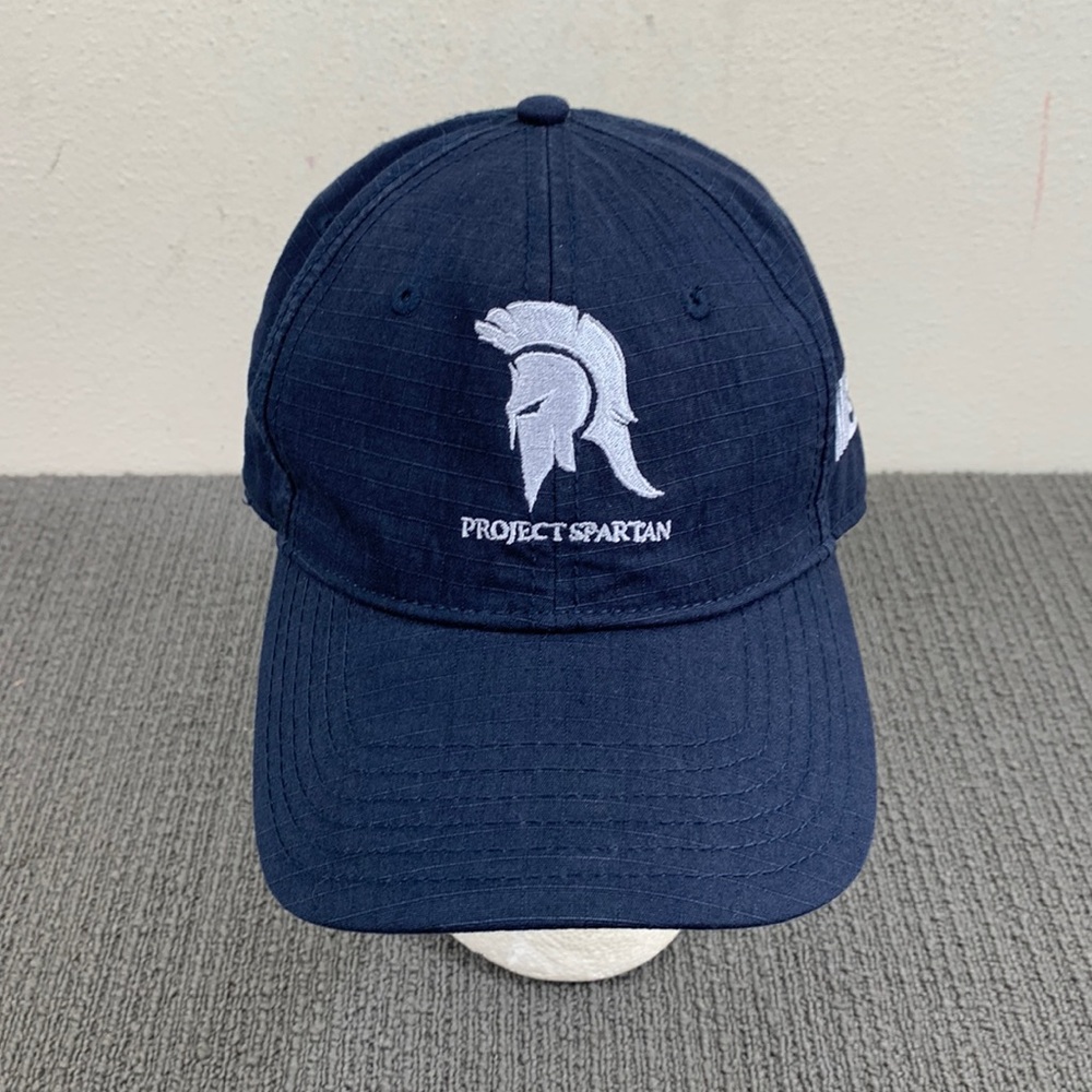 Project Spartan Baseball Hat Mens Adjustable Navy Blue S&S Strapback OC Headwear